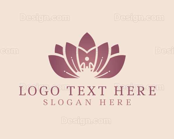 Lotus Pose Meditation Logo