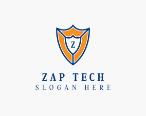 Tech Shield Security  logo design