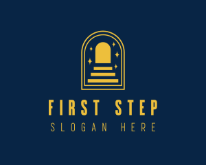 Arch Stairs Pathway logo design