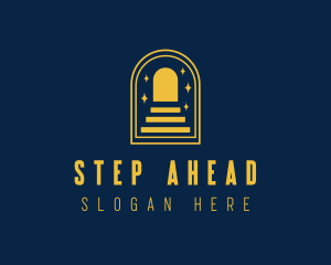 Arch Stairs Pathway logo design