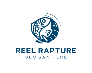 Fish Shrimp Fishing logo