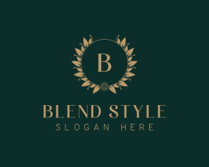 Event Styling Wreath logo design