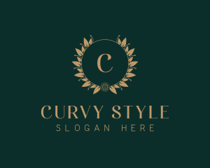 Event Styling Wreath logo design