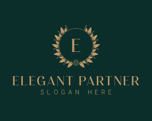 Event Styling Wreath logo design