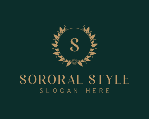 Event Styling Wreath logo design