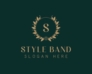 Event Styling Wreath logo design