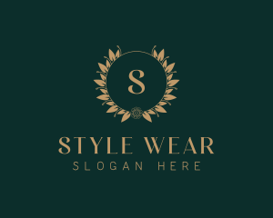 Event Styling Wreath logo design