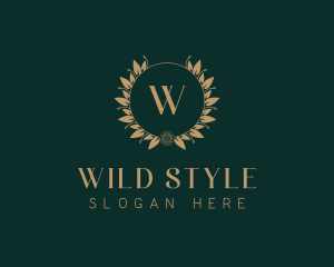 Event Styling Wreath logo design