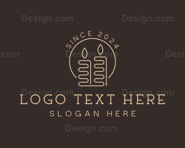 Candle Artisanal Decor Logo