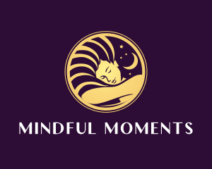 Relaxed Sleeping Woman logo