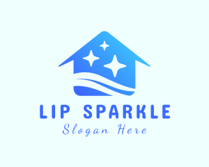 Clean House Sparkles logo design