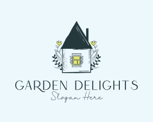 House Plants Doodle logo design