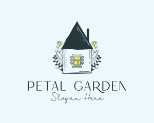 House Plants Doodle logo design