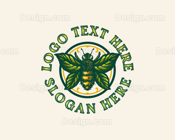 Hive Bee Apiculture Logo