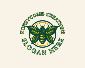 Leaf Bee Apiculture logo