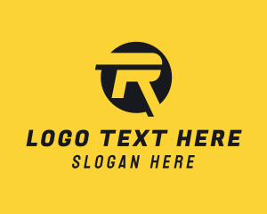 Modern Logistics Letter R logo