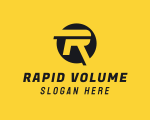 Modern Logistics Letter R logo design