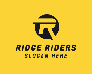 Modern Logistics Letter R logo design