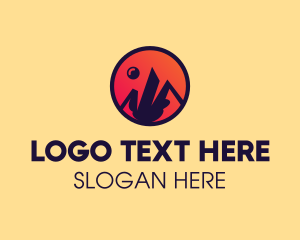 Outdoor Mountain Hiking  logo