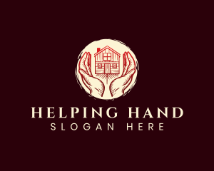 Community Hand House  logo design