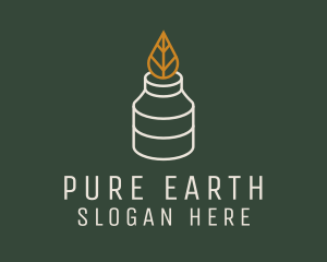Natural Organic Bottle logo