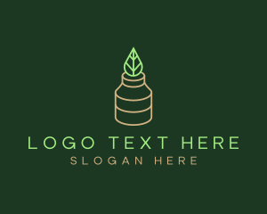 Natural Organic Bottle logo