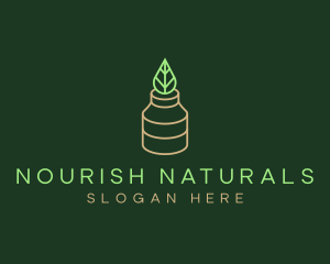 Natural Organic Bottle logo