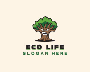 Sustainable Eco Tree logo design