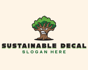 Sustainable Eco Tree logo design