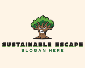 Sustainable Eco Tree logo design