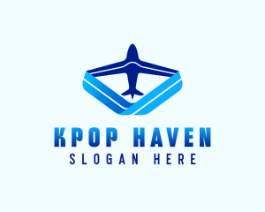 Delivery Flight Plane logo design