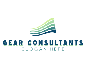 Generic Consultant Wave logo design