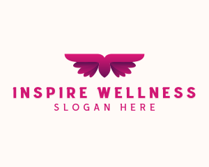 Holistic Angel Wings logo design