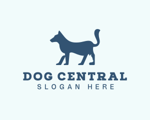 Dog & Cat Silhouette logo design