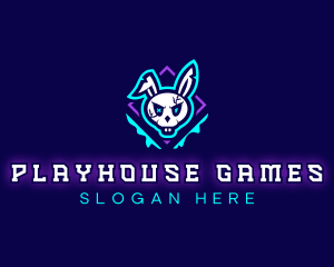 Gaming Skull Character logo design