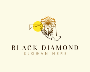 Maryland Black Eyed Susan logo design