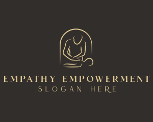 Masseuse Spa Therapy logo design