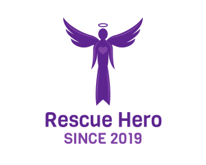 Purple Heart Angel logo