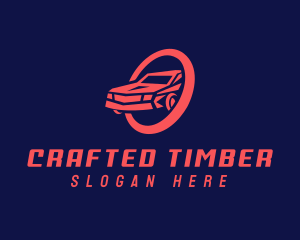 Red Car Mechanic logo design