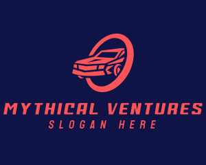 Red Car Mechanic logo design