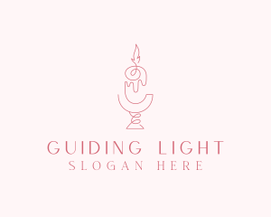 Candle Maker Candlelight logo design