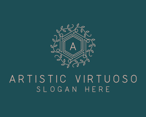 Botanical Herbal Vines logo design