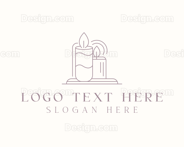 Candle Wax Decoration Logo