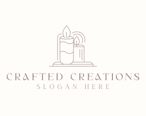 Candle Wax Decoration logo design