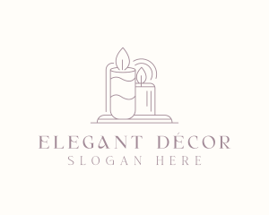 Candle Wax Decoration logo design