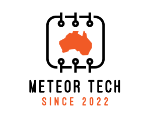 Digital Tech Map Australia logo design