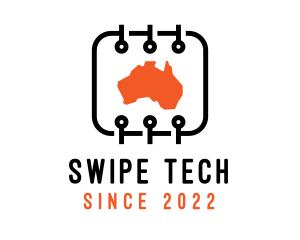 Digital Tech Map Australia logo design