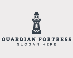 Medieval Tower Fortress logo design