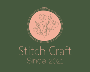 Handcrafted Flower Embroidery logo