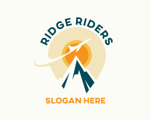 Sun Mountain Travel Destination  logo design